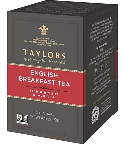 Taylors of Harrogate English Breakfast, 50 Teabags